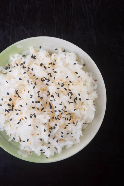 Cozinha japonesa. arroz em segundo plano — Fotografia de Stock