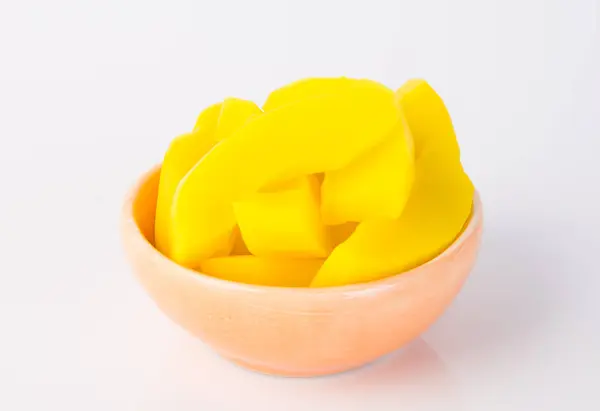 Tartósított mango gyümölcs snack a háttér — Stock Fotó