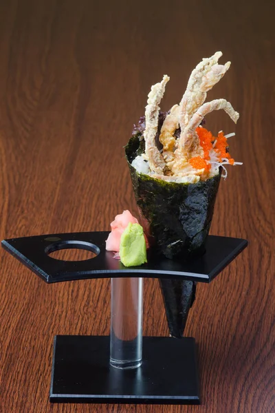 Japon mutfağı. el rulo üzerinde arka plan