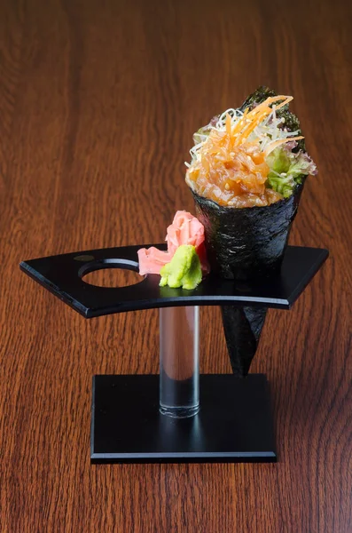Japon mutfağı. el rulo üzerinde arka plan