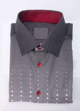 gömlek. bir arka plan üzerinde katlanmış erkek gömlek