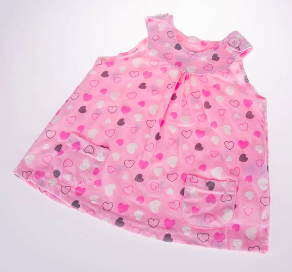 Camicia. bambino vestito isolato "baby girl dress " — Foto Stock