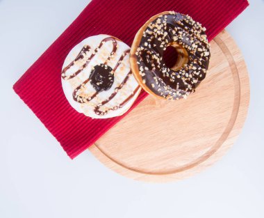 çörek. arka planda poğaça