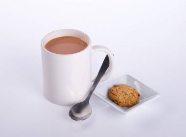 kahve veya kahve ile arka plan çerezleri.