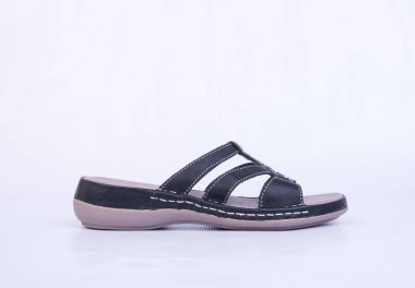 Ayakkabı veya bir arka plan üzerinde siyah renkli Bayan Ayakkabı.