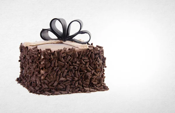 蛋糕或巧克力蛋糕上的背景. — 图库照片