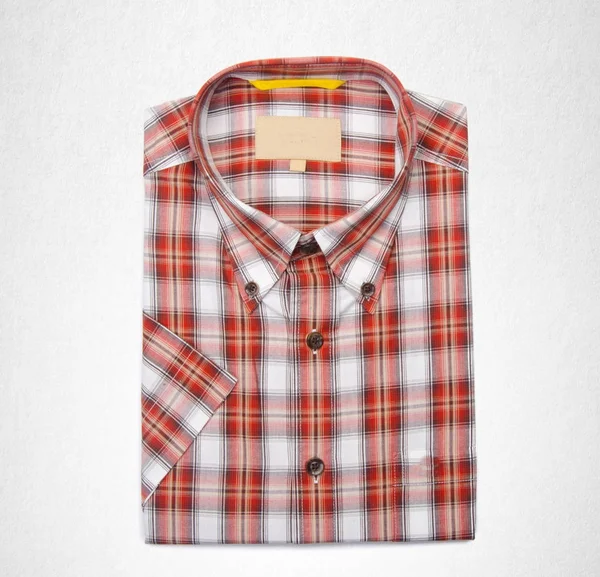 Shirt for men's folded on a background. — Stock Photo, Image