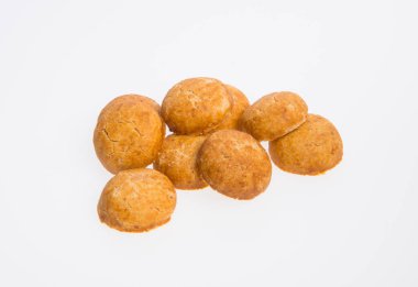 Fıstık çerez veya bir arka plan üzerinde Çince Geleneksel fıstık kurabiye