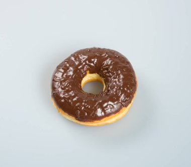 çörek veya bir arka plan üzerinde çikolatalı çörek