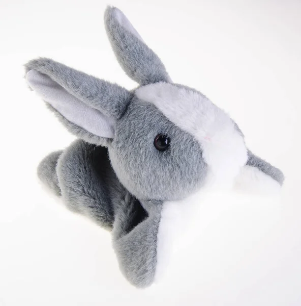 Juguete suave bebé. lindo conejo suave juguete —  Fotos de Stock