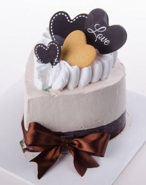 dondurma. Çikolatalı dondurmalı kek