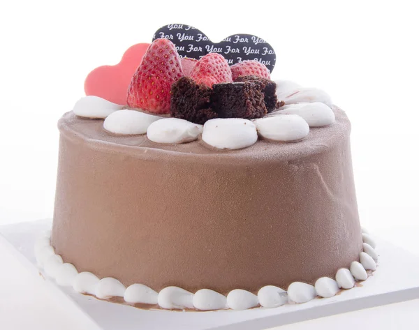 Gelato. torta gelato al cioccolato — Foto Stock