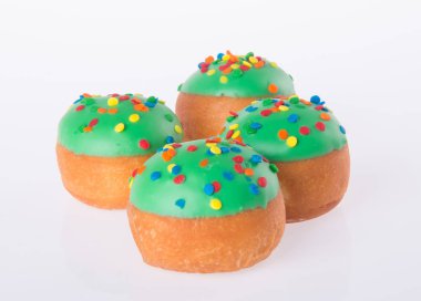 arka planda tatlı mini donut