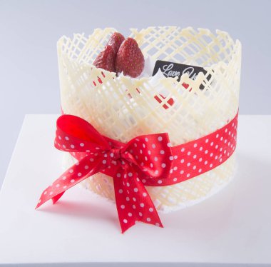 kek, pasta dondurma arka planda