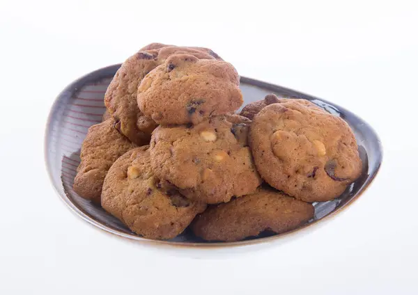 Cookies. Cookies auf dem Hintergrund — Stockfoto