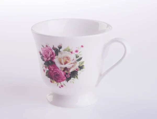 Une tasse de thé. tasse de thé sur un fond — Photo