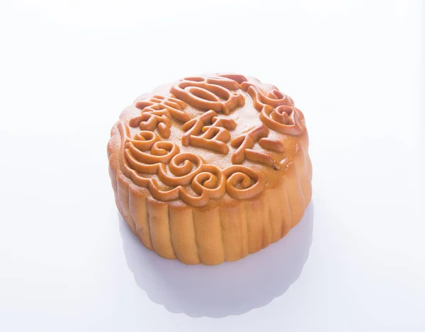 Mooncake, čínská slova na mooncake není logo nebo tra — Stock fotografie