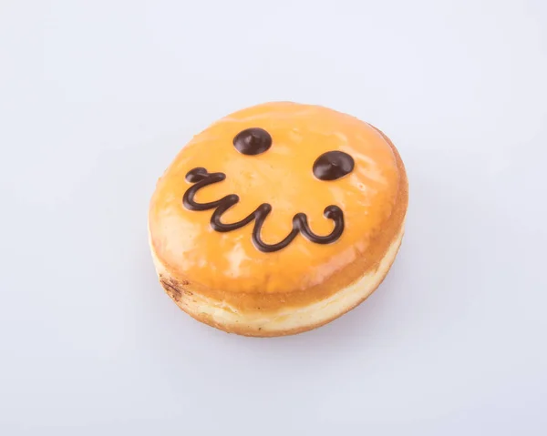 Donut. donut de Halloween en el fondo — Foto de Stock