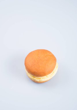 bir arka plan üzerinde Burger veya yumurta burger.