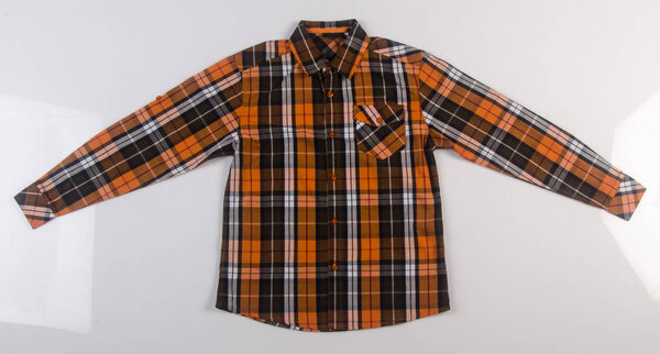 shirt or man dress shirt on background.