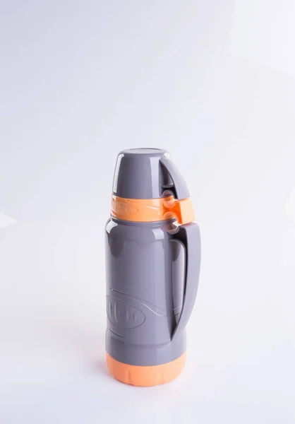 Thermo or Thermo flask on a background. — Stock Photo, Image