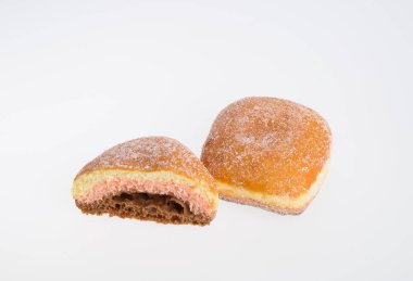 bir arka plan üzerinde çörek veya şeker çörek.