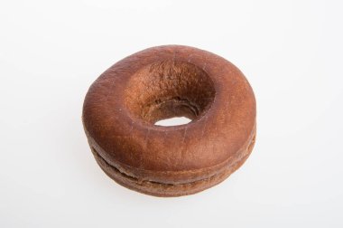 çörek veya bir arka plan üzerinde taze çörek.