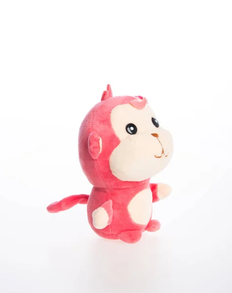 Игрушка или обезьяна мягкая игрушка на заднем плане . — стоковое фото