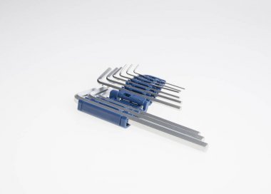 Allen anahtar ya da Allen anahtarı anahtar arka plan ayarla.