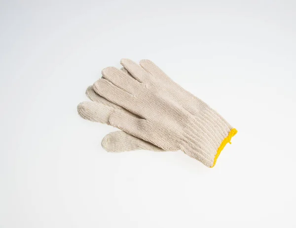 Guantes o guantes de trabajo sobre fondo . — Foto de Stock