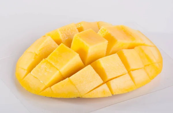 Mango. söt mango på bakgrund. — Stockfoto