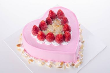 pasta, dondurma pasta arka plan üzerinde