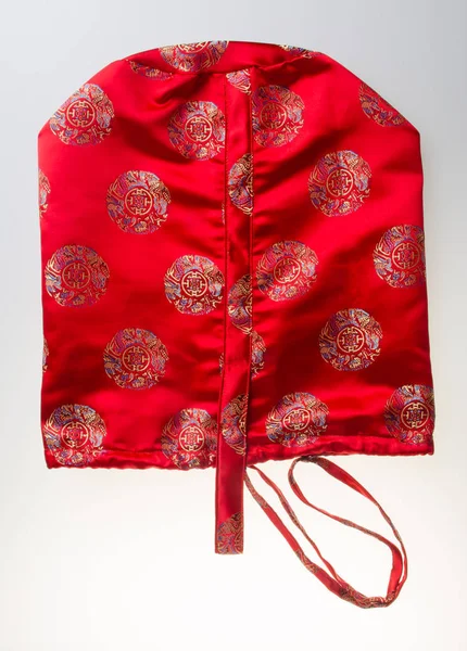 Chinese red bag on background — Stock Photo, Image