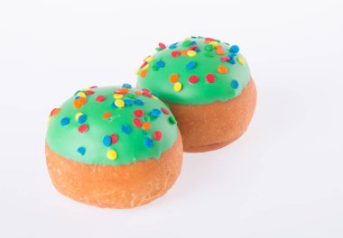 arka planda tatlı mini donut