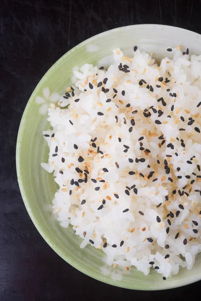 Cocina japonesa. arroz en el fondo —  Fotos de Stock