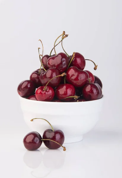 Fresh cherry berry on background — Stock Photo, Image