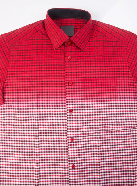 Shirt. mens shirt close-up op een achtergrond — Stockfoto