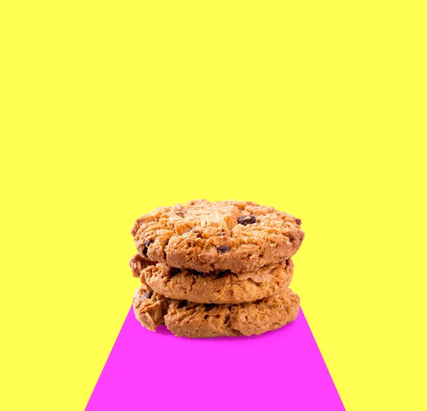 cookies or butter cookies on a background.