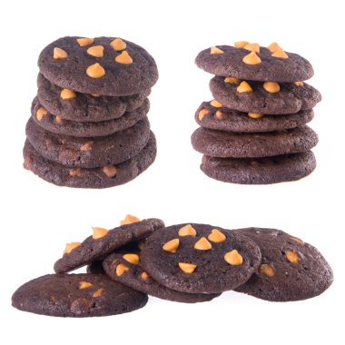 Kurabiye ya da kavram tasarımlı çikolatalı kurabiye..