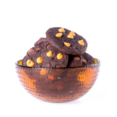 Kurabiye ya da kavram tasarımlı çikolatalı kurabiye..