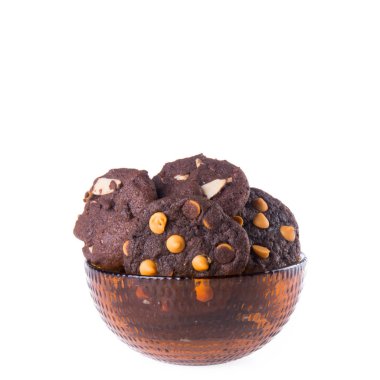 Kurabiye ya da kavram tasarımlı çikolatalı kurabiye..