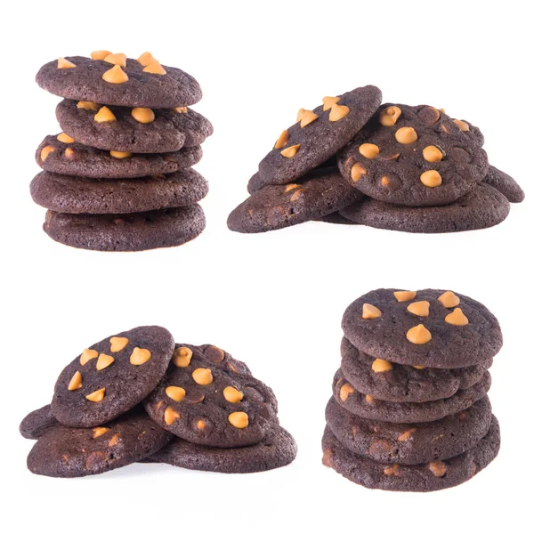 Cookies of Chocolade chips cookies met concept design. — Stockfoto