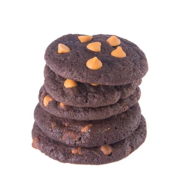 Cookies of Chocolade chips cookies met concept design. — Stockfoto