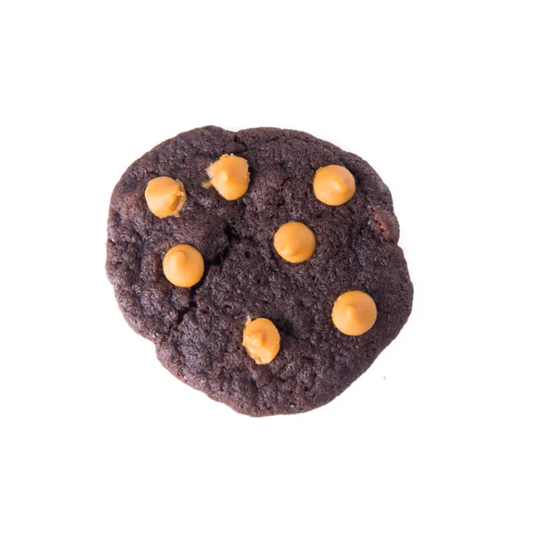 Cookies ou biscuits aux pépites de chocolat avec design conceptuel . — Photo