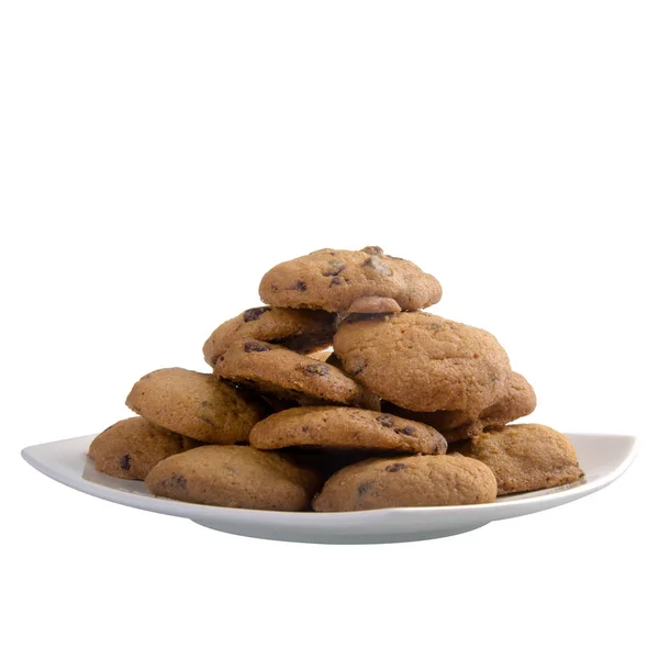 Cookies or Chocolate chips cookies with concept design. — Stock Photo, Image