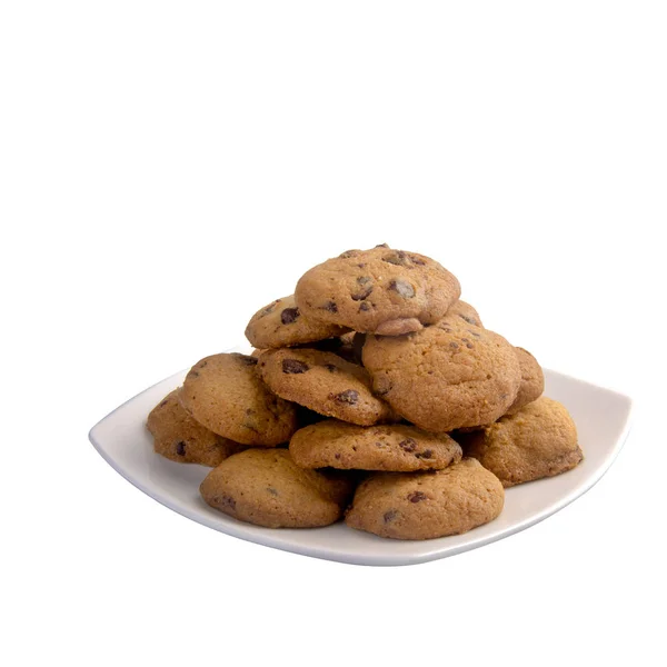 Cookies or Chocolate chips cookies with concept design. — Stock Photo, Image
