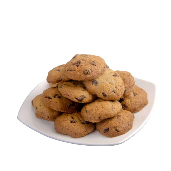 Cookies or Chocolate chips cookies with concept design. — Stock Photo, Image