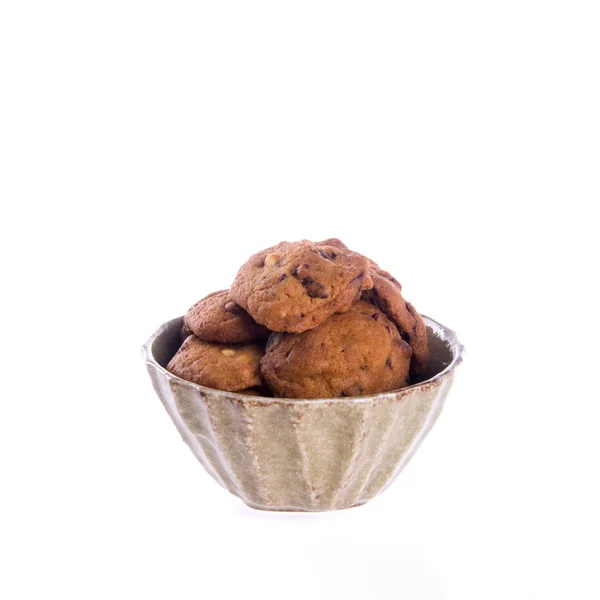 Cookies or Chocolate chips cookies with concept design. — ストック写真