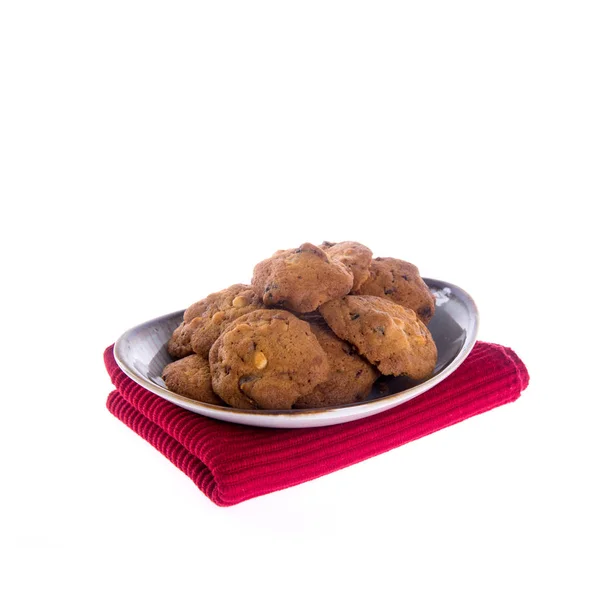 Cookies ou bolachas de chocolate com design conceitual . — Fotografia de Stock