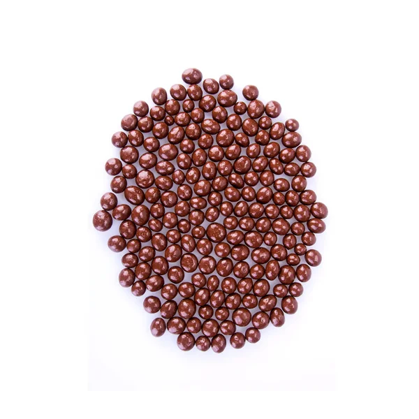 Chocolate ball or chocolate bonbon on a background. — Stock Photo, Image